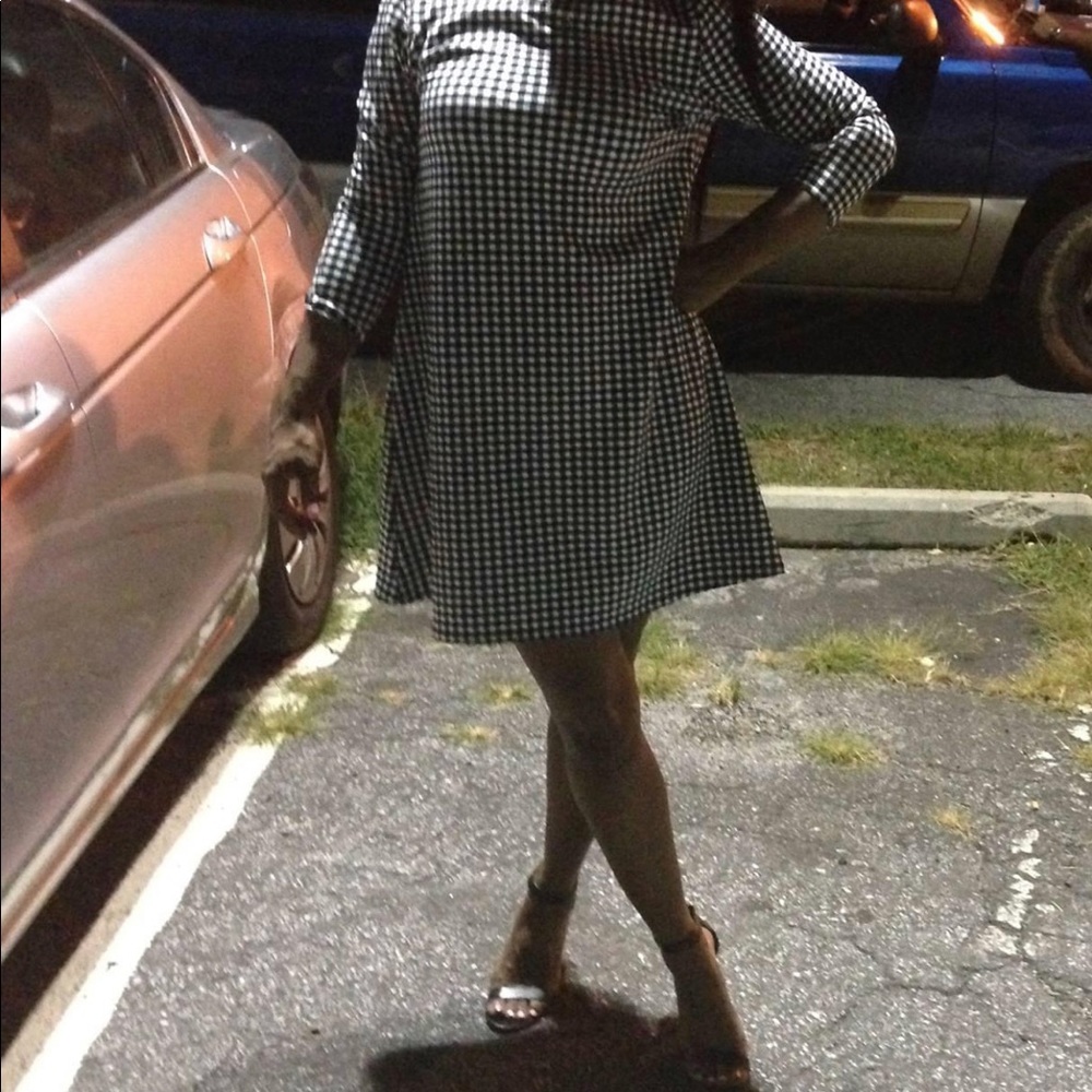 Gently worn Pazzo design checkered dress size Medium